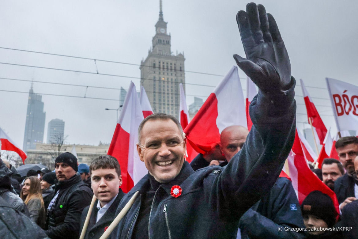 Karol Nawrocki na Marszu 2025