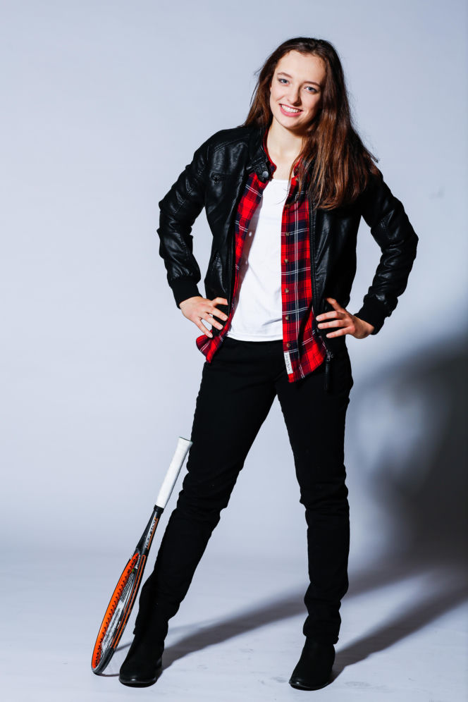 Iga Świątek jako 15-latka