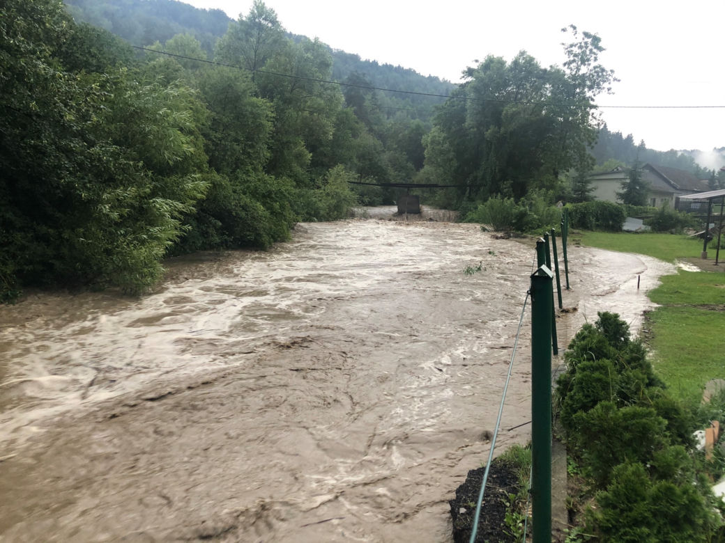 Skutki ulewnych deszczy w Gminie Zakliczyn