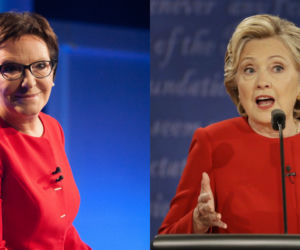 KLĄTWA czerwonego żakietu Kopacz przejdzie na Clinton?