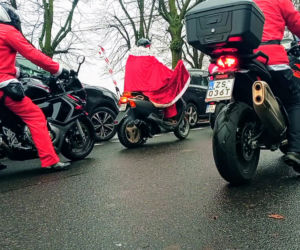 Motomikołaje przejechały ulicami Szczecina