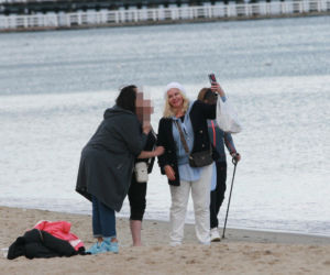 Morsy dorwały Joannę Kurowską na plaży