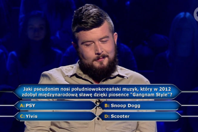 Milionerzy: pytanie o Gangnam Style. Znasz odpowiedź
