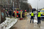 Wypadek na Maczka w Warszawie. Trzy osoby w szpitalu, ogromne utrudnienia w kierunku centrum.