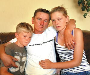 Czekałem na żonę ze śniadaniem...