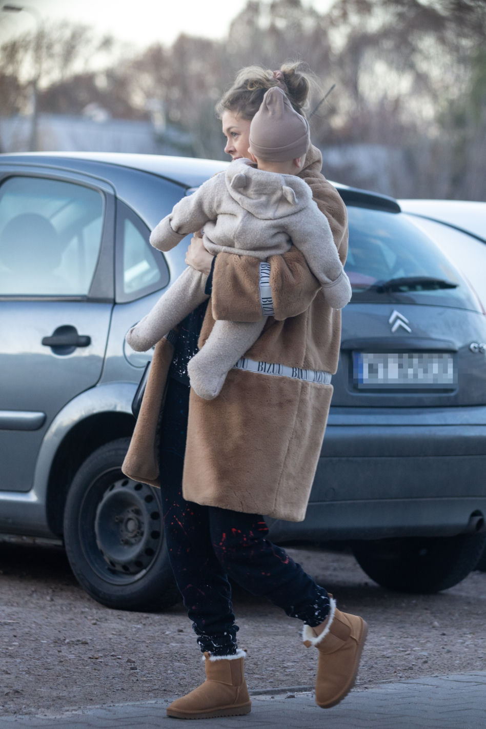Joanna Opozda z dzieckiem w szpitalu 