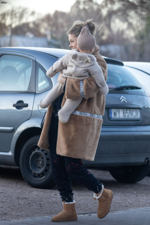 Joanna Opozda z dzieckiem w szpitalu 