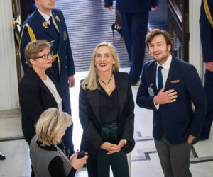 Sharon Stone w Sejmie