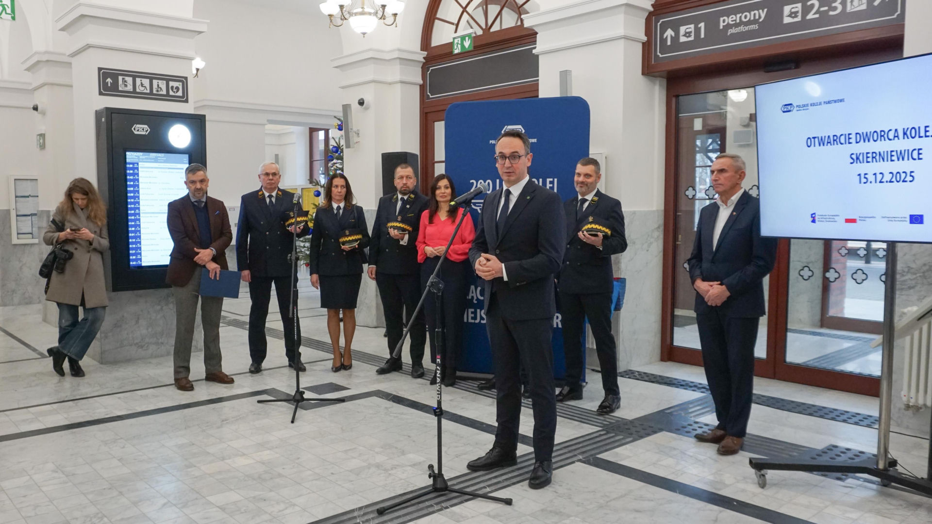 Dworzec w Skierniewicach po modernizacji