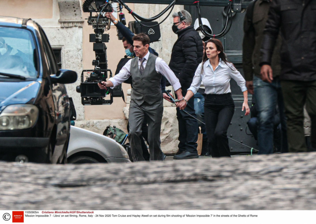 Tom Cruise na planie Mission Impossible 7