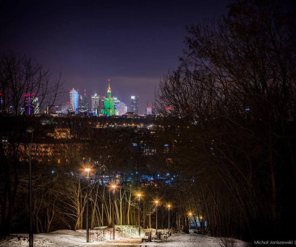 Warszawa widziana z Kopca PW