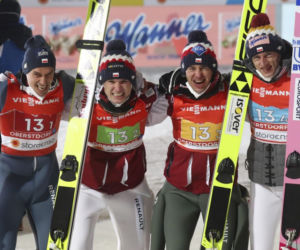 Piotr Żyła, Kamil Stoch, Andrzej Stękała, Dawid Kubacki