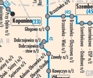 Zawały - przystanek MZK Toruń