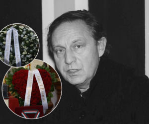 Wzruszające napisy na wstęgach na pogrzebie Krzysztofa Piesiewicza. Kochanemu tacie i dziadkowi