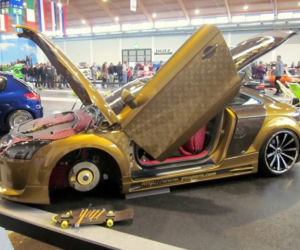 Zmasakrowane Audi TT Louis Vuitton