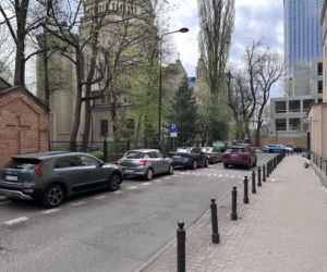 Plebania na zlikwidowanym cmentarzu Świętokrzyski w Warszawie