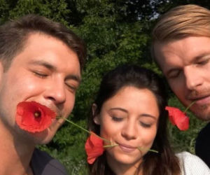M jak miłość po wakacjach 2018. Iza (Adriana Kalska), Marcin (Mikołaj Roznerski), Artur (Tomasz Ciachorowski)