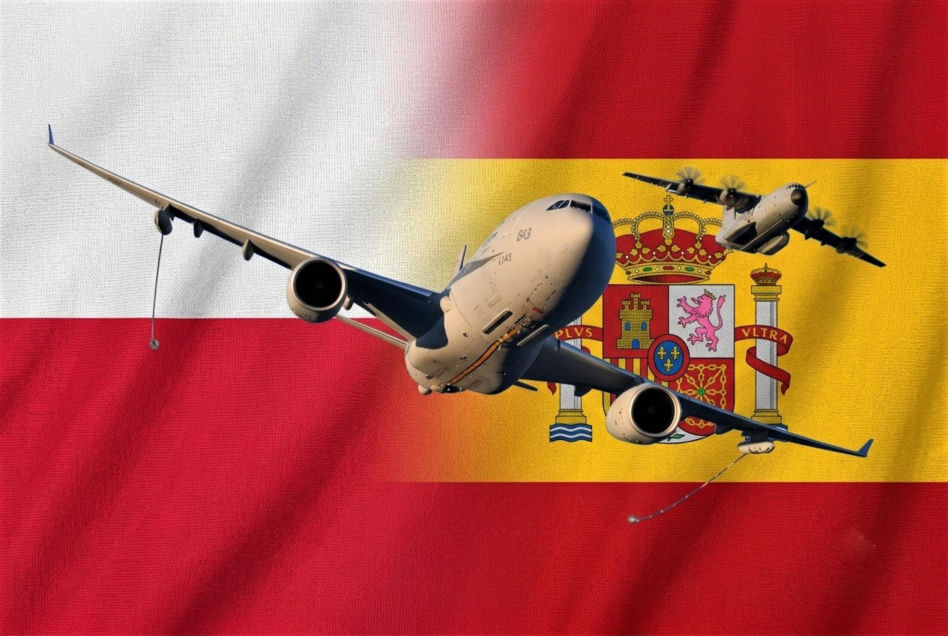 A330 MRTT Polska-Hiszpania