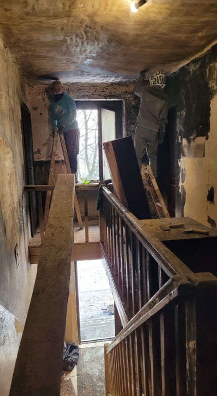 Pożar w Orzeszu. Ogień pojawił się nagle