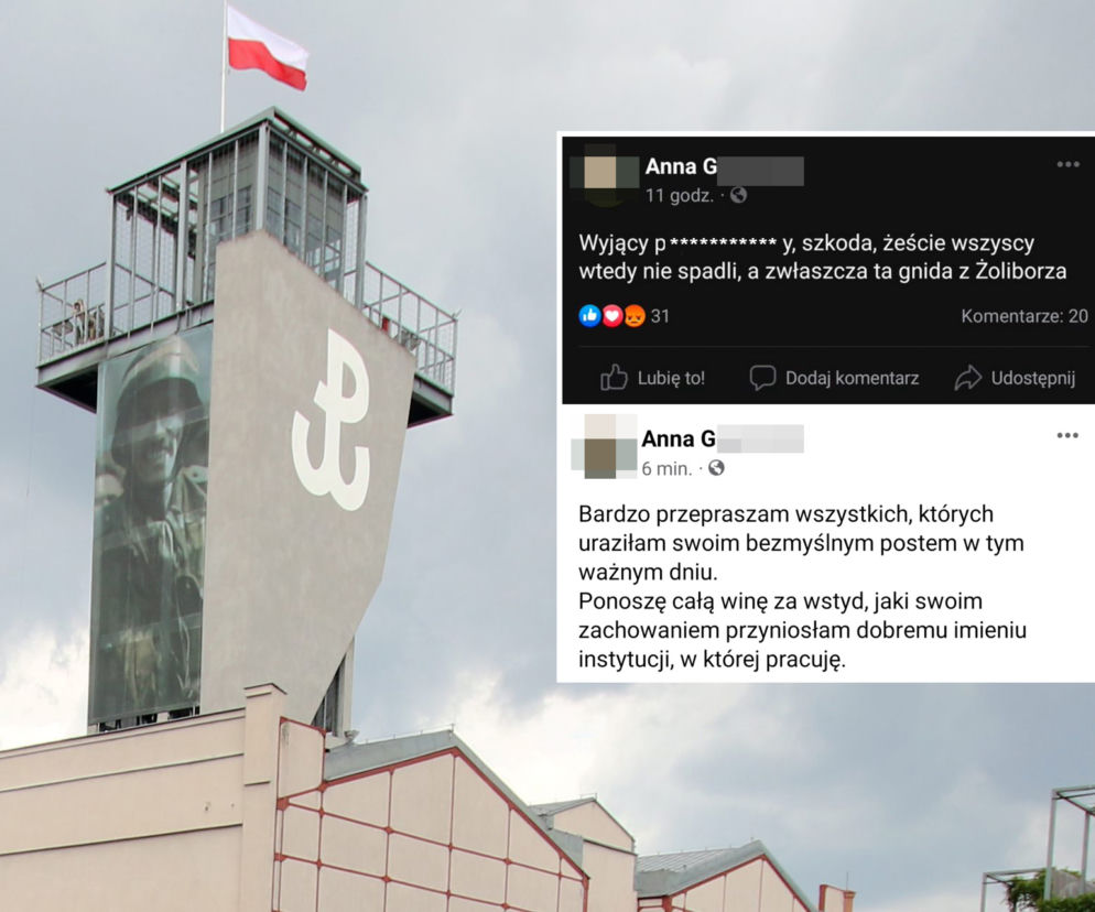 Skandaliczny wpis pracownicy Muzeum Powstania Warszawskiego. „Szkoda, żeście wszyscy wtedy nie spadli”