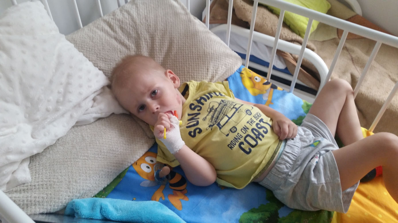 Rak łamie Jasiowi kręgosłup