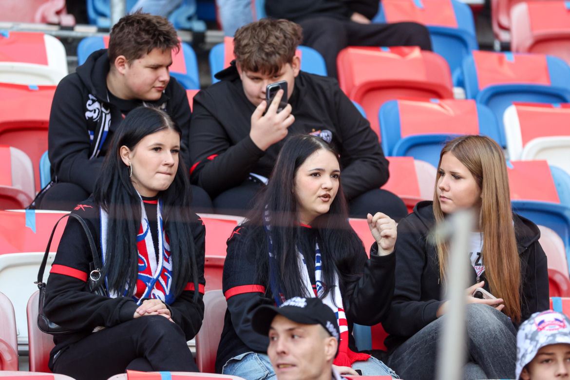 Zdjęcia kibiców i zawodników z derbów Górnego Śląska