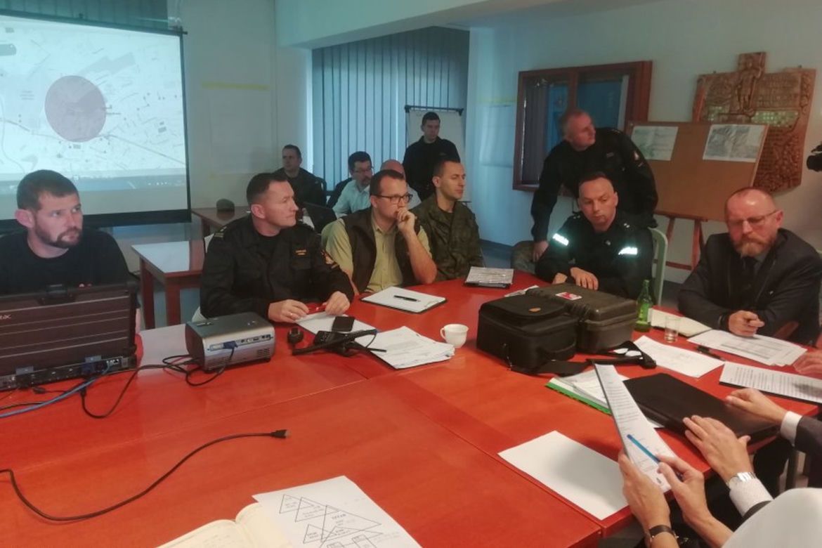 "Katastrofa lotnicza - powiat przeworski 2019" - ćwiczenia sztabowe