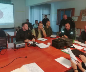 Katastrofa lotnicza - powiat przeworski 2019 - ćwiczenia sztabowe