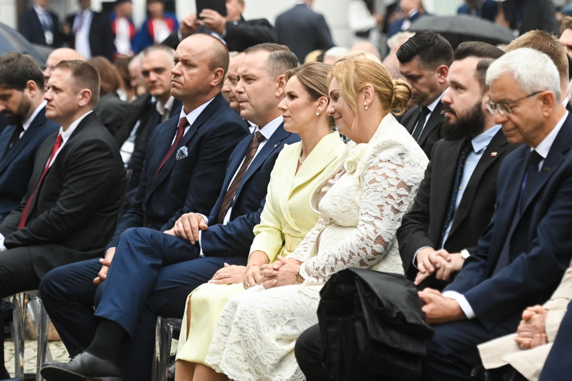 Marta Nawrocka na Dożynkach Prezydenkich