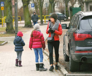 Marta Kaczyńska zabrała dzieci do kościoła