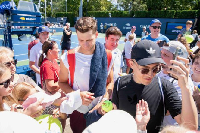 Trening polskich tenisistów przed US Open 2026