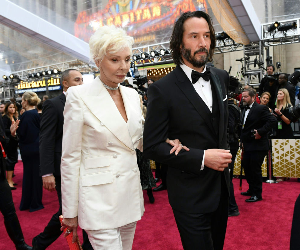 Keanu Reeves i Patricia Taylor na gali Oscary 2020