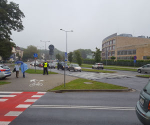 Policyjna akcja Bezpieczna droga do szkoły w Tarnowie