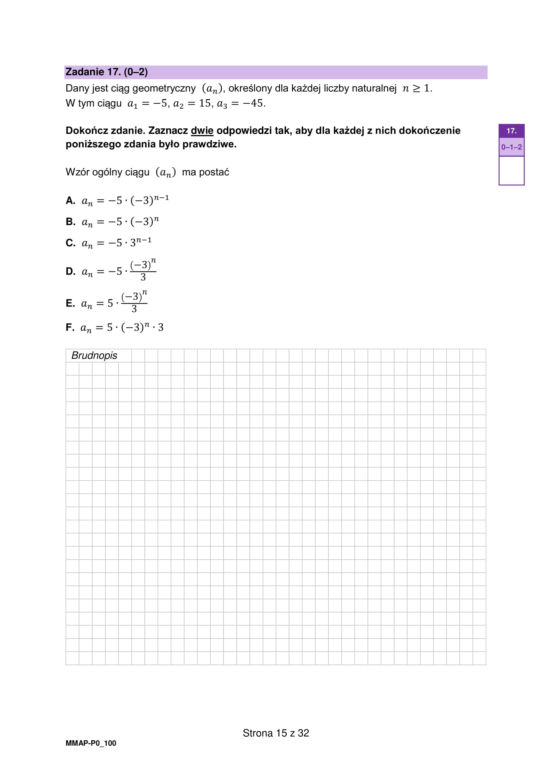 Matura próbna CKE: matematyka