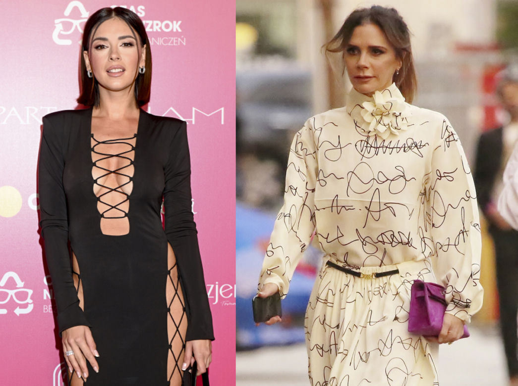  Halejcio niczym Victoria Beckham. Ten sznurowany dekolt powala!