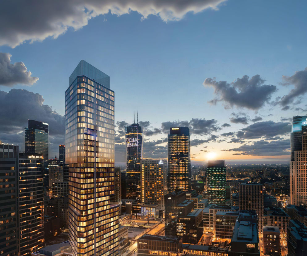 Wertykalne miasto w Warszawie – Liberty Tower w realizacji