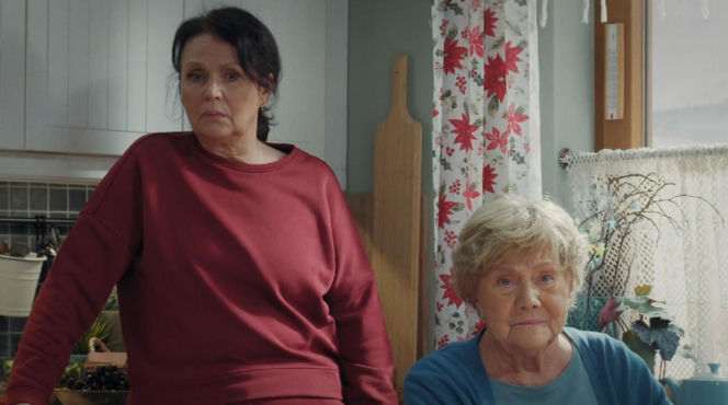 M jak miłość odc. 1927. Marysia (Małgorzata Pieńkowska), Barbara (Teresa Lipowska)