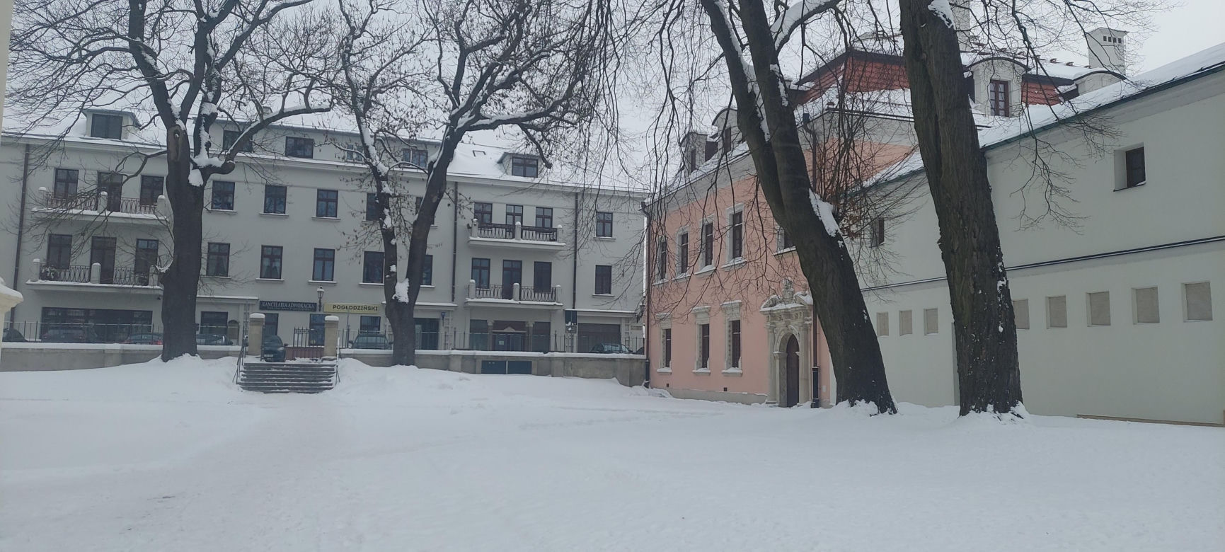 zima w Zamościu