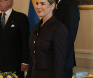 Wizyta szwedzkiej pary królewskiej w Polsce. Powitanie w Pałacu Prezydenckim