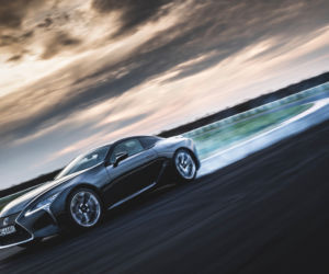 Lexus LC500 na torze Silesia Ring