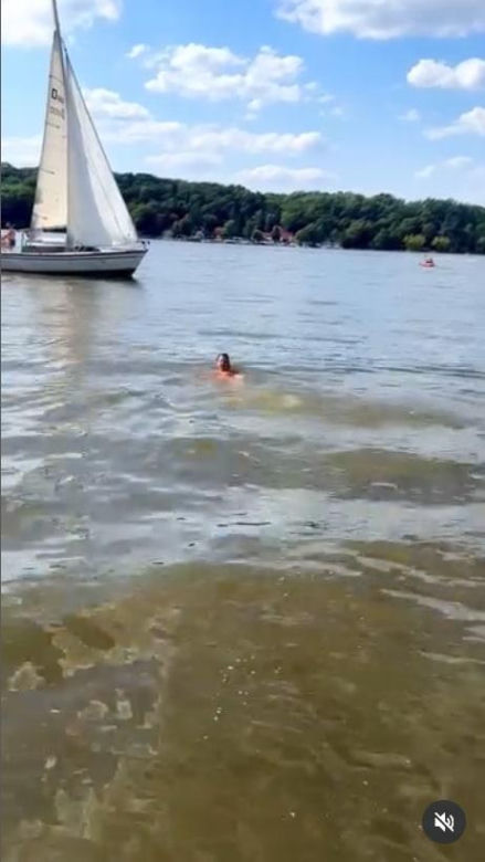 Gorące nagranie Anny Popek! Bikini, słońce i wodna przygoda