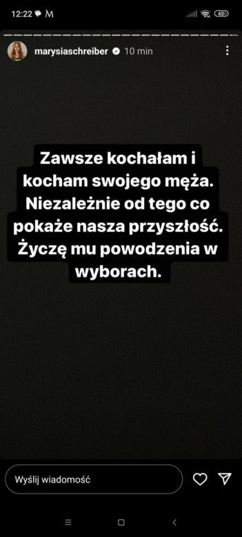 Marianna Schreiber i Łukasz Schreiber się rozstają