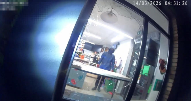 Włamywacz z Torunia zatrzymany na gorącym uczynku. Policja pokazała szczegóły akcji