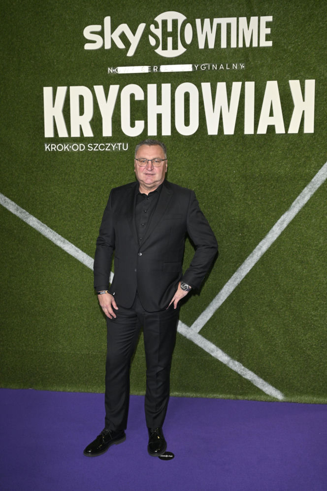Czesław Michniewicz na premierze