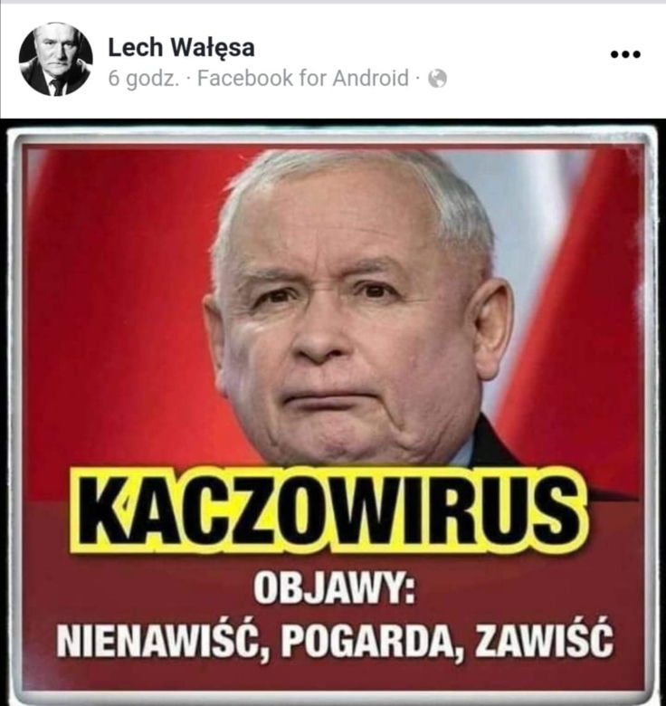 Lech Wałęsa Facebook