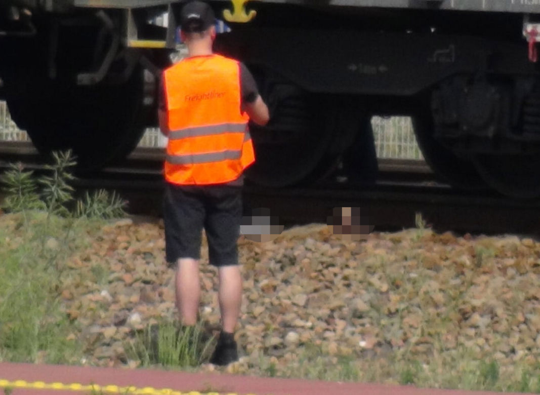 Makabra na torach w Warszawie. Rozczłonkowane ciało leży na torach