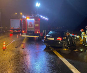 Groźny wypadek pod Świebodzinem