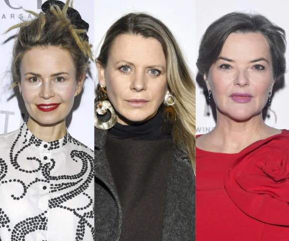 Sadowska w brązie, Richardson w czerwieni, Kumorek z dredami na gali