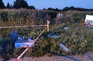 Wypadek BMW w Dąbrowie Tarnowskiej