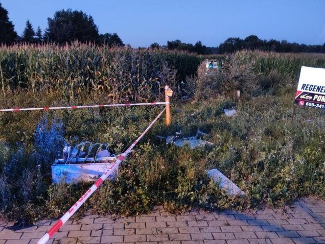 Wypadek BMW w Dąbrowie Tarnowskiej